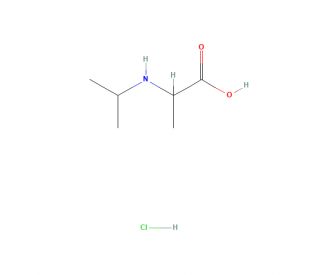2-(propan-2-ylamino)propanoic acid hydrochloride - chemical structure image