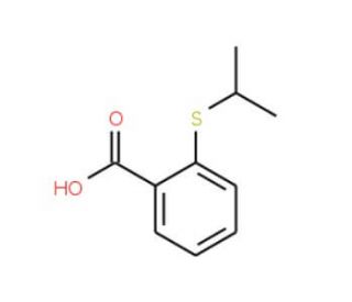 2-(propan-2-ylsulfanyl)benzoic acid - chemical structure image