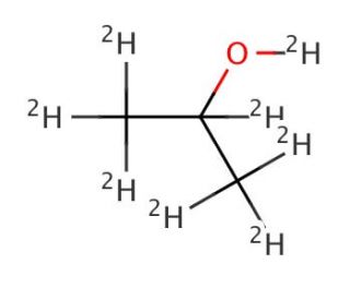 2-Propanol-d8 (CAS 22739-76-0) - chemical structure image