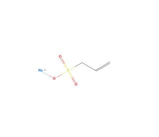 2-Propene-1-sulfonic acid, sodium salt (CAS 2495-39-8) - chemical structure image