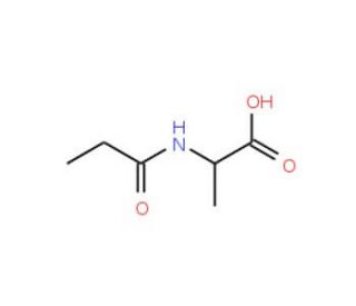 2-(propionylamino)propanoic acid (CAS 98632-97-4) - chemical structure image