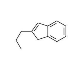 2-Propyl-1H-indene (CAS 92013-11-1) - chemical structure image
