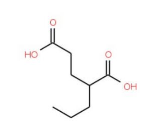 2-Propylglutaric Acid (CAS 32806-62-5) - chemical structure image