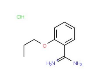 2-Propyloxybenzamidine, Hydrochloride (CAS 57075-84-0) - chemical structure image