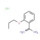 2-Propyloxybenzamidine, Hydrochloride (CAS 57075-84-0) - chemical structure image