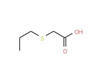 2-(propylsulfanyl)acetic acid (CAS 20600-60-6) - chemical structure image