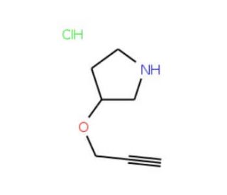 2-Propynyl 3-pyrrolidinyl ether hydrochloride - chemical structure image