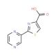 2-Pyrazin-2-yl-1,3-thiazole-4-carboxylic acid (CAS 115311-44-9) - chemical structure image