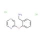 2-(Pyrazin-2-yloxy)benzylamine dihydrochloride - chemical structure image