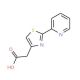 (2-pyridin-2-yl-1,3-thiazol-4-yl)acetic acid - chemical structure image