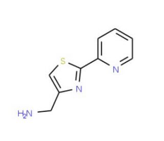 (2-pyridin-2-yl-1,3-thiazol-4-yl)methylamine - chemical structure image