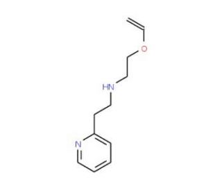 (2-Pyridin-2-yl-ethyl)-(2-vinyloxy-ethyl)-amine - chemical structure image