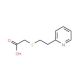 (2-Pyridin-2-yl-ethylsulfanyl)-acetic acid - chemical structure image