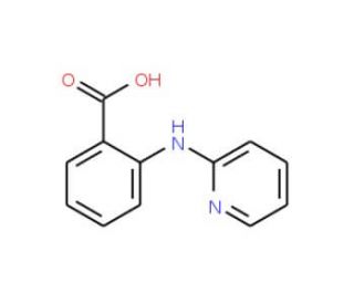 2-(Pyridin-2-ylamino)-benzoic acid - chemical structure image