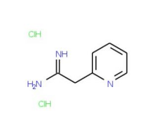2-Pyridin-2-ylethanimidamide dihydrochloride - chemical structure image