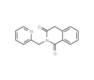 2-Pyridin-2-ylmethyl-4H-isoquinoline-1,3-dione (CAS 67213-74-5) - chemical structure image