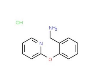 2-(Pyridin-2-yloxy)benzylamine hydrochloride - chemical structure image