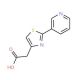 (2-pyridin-3-yl-1,3-thiazol-4-yl)acetic acid (CAS 31112-90-0) - chemical structure image