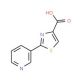2-(Pyridin-3-yl)-1,3-thiazole-4-carboxylic acid (CAS 39067-29-3) - chemical structure image