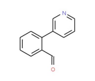2-(Pyridin-3-yl)benzaldehyde (CAS 176690-44-1) - chemical structure image