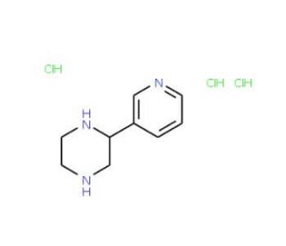 2-(Pyridin-3-yl)piperazine trihydrochloride - chemical structure image