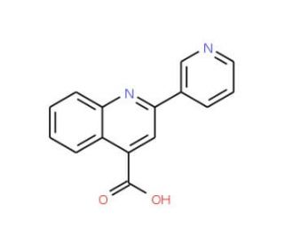 2-Pyridin-3-yl-quinoline-4-carboxylic acid (CAS 7482-91-9) - chemical structure image