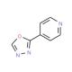2-(pyridin-4-yl)-1,3,4-oxadiazole (CAS 64001-70-3) - chemical structure image