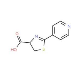 2-Pyridin-4-yl-4,5-dihydro-thiazole-4-carboxylic acid - chemical structure image