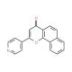 2-Pyridin-4-yl-benzo[h]chromen-4-one (CAS 2110-25-0) - chemical structure image