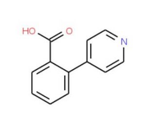 2-(Pyridin-4-yl)benzoic acid (CAS 133362-99-9) - chemical structure image
