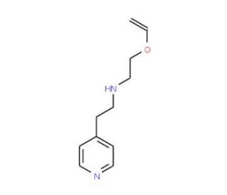 (2-Pyridin-4-yl-ethyl)-(2-vinyloxy-ethyl)-amine - chemical structure image
