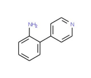 2-Pyridin-4-yl-phenylamine (CAS 106047-18-1) - chemical structure image