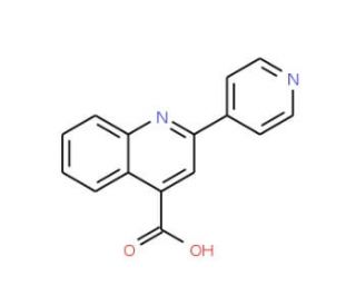 2-Pyridin-4-yl-quinoline-4-carboxylic acid (CAS 14228-23-0) - chemical structure image