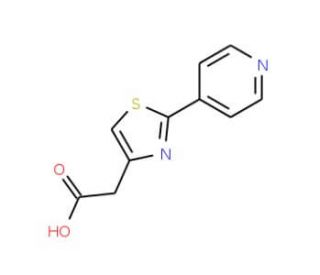 (2-Pyridin-4-yl-thiazol-4-yl)-acetic acid - chemical structure image