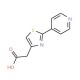 (2-Pyridin-4-yl-thiazol-4-yl)-acetic acid - chemical structure image