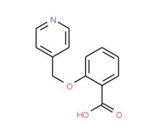 2-(pyridin-4-ylmethoxy)benzoic acid - chemical structure image