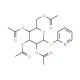 2-Pyridyl-2,3,4,6-tetra-O-acetyl-1-thio-β-D-glucopyranoside (CAS 105120-89-6) - chemical structure image