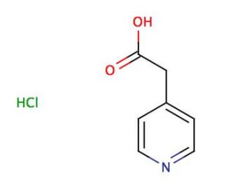 2-Pyridylacetic Acid Hydrochloride (CAS 16179-97-8) - chemical structure image