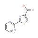 2-(pyrimidin-2-yl)-1,3-thiazole-4-carboxylic acid (CAS 1014631-26-5) - chemical structure image