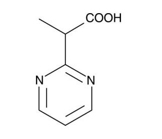 2-Pyrimidin-2-yl-Propionic Acid (CAS 819850-16-3) - chemical structure image