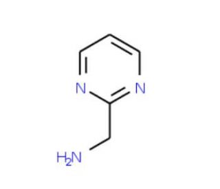 2-Pyrimidinemethanamine (CAS 75985-45-4) - chemical structure image
