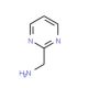 2-Pyrimidinemethanamine (CAS 75985-45-4) - chemical structure image