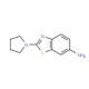 2-pyrrolidin-1-yl-1,3-benzothiazol-6-amine - chemical structure image