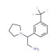 2-Pyrrolidin-1-yl-2-(3-trifluoromethyl-phenyl)-ethylamine - chemical structure image