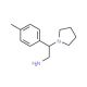 2-Pyrrolidin-1-yl-2-p-tolyl-ethylamine - chemical structure image