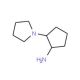 2-(pyrrolidin-1-yl)cyclopentan-1-amine - chemical structure image