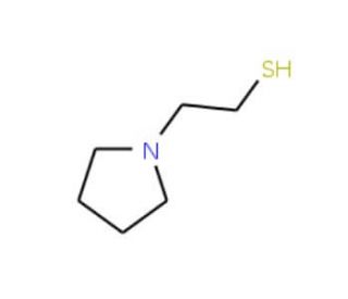 2-(pyrrolidin-1-yl)ethane-1-thiol - chemical structure image