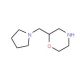 2-((Pyrrolidin-1-yl)methyl)morpholine (CAS 128208-00-4) - chemical structure image