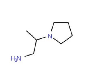 2-Pyrrolidin-1-yl-propylamine (CAS 50998-07-7) - chemical structure image