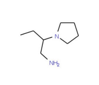 2-pyrrolidin-1-ylbutan-1-amine - chemical structure image